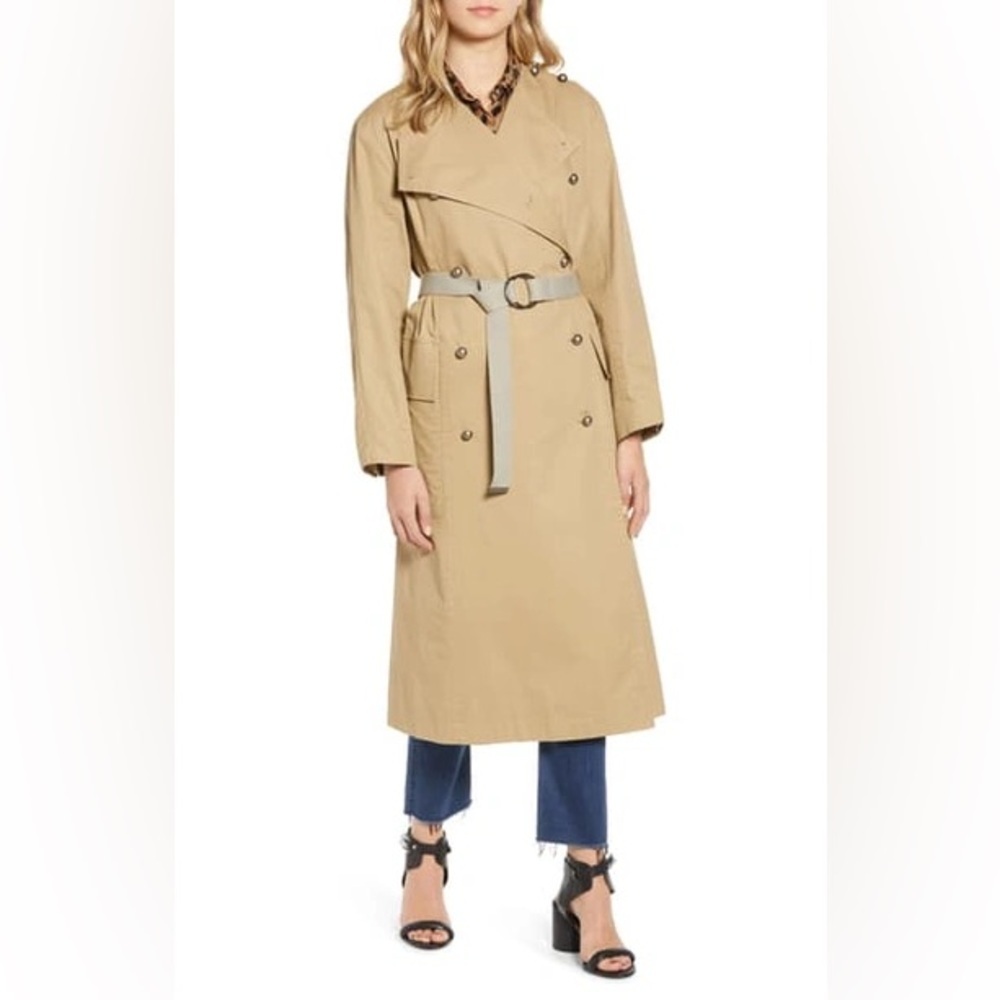 REBECCA MINKOFF | NWT! Anderson Cotton Trench Coat Size: Small